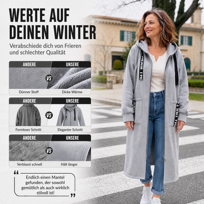 💃Oversize-Kapuzen-Sweatshirt-Mantel für Damen