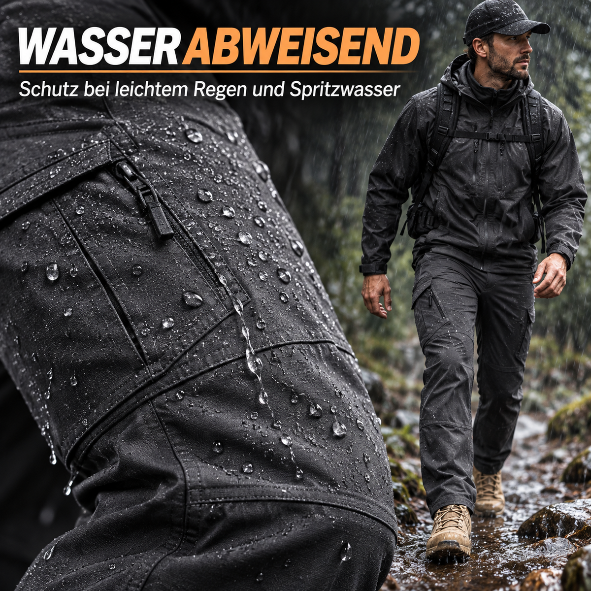 ⏳Begrenzte Zeit 50% Rabatt💥IX7/IX9 Herren-Outdoorhose – robust, elastisch und wasserabweisend
