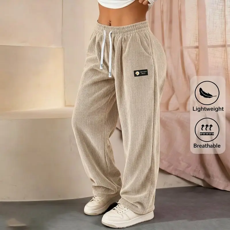 Nur heute im Angebot: Damen-Cordhose mit geradem Bein aus 100 % Baumwolle