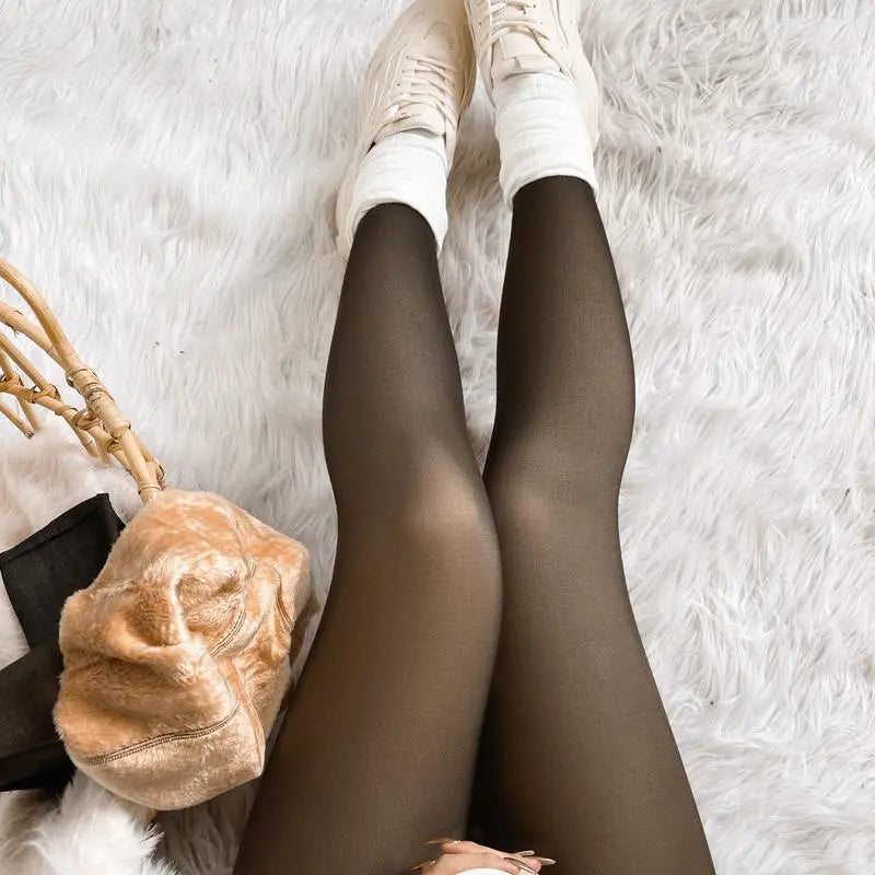 Magische Thermo-Leggings mit Fleece-Futter