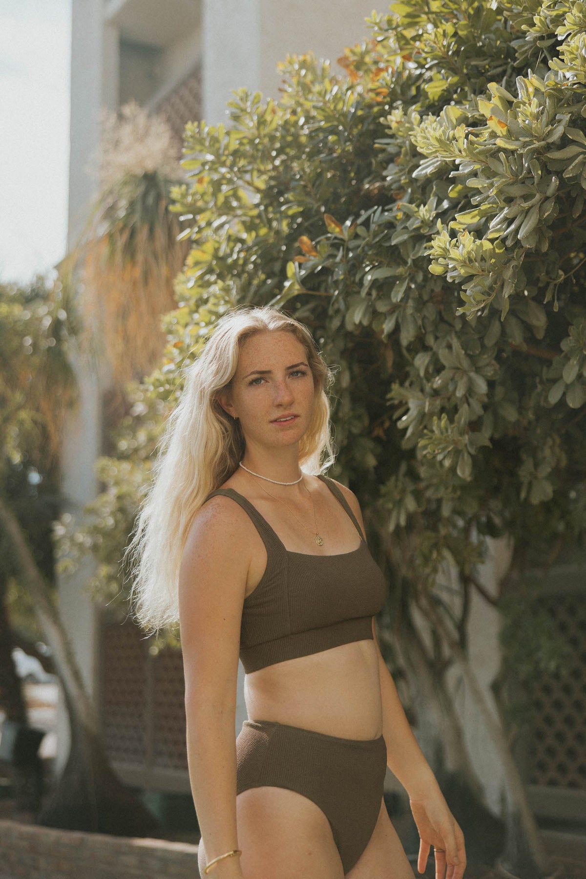 Cabo Bikini Top | Square Neck Swim Top with Adjustable Straps