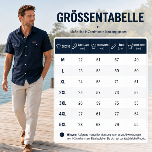 🔥 BESTSELLER | Leichtes Outdoor-Hemd